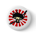 ninja cat kawaii button