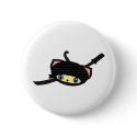 ninja cat kawaii button