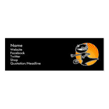 Ninja Cat Social Media Card Business Card Template
