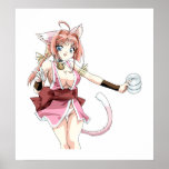 Ninja Catgirl Posters