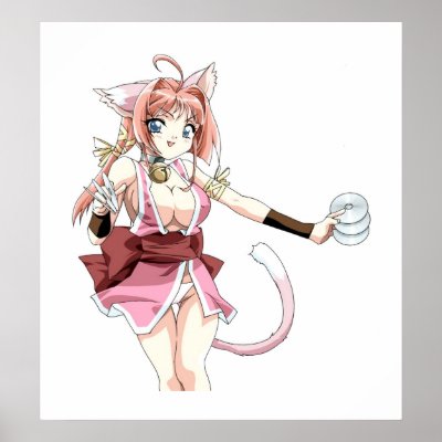 Ninja Catgirl Posters by nekotaku