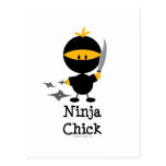 Ninja Chick Postcard