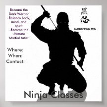 Ninja Classes, Where: Whe... Print