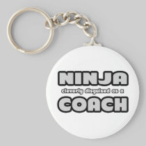 Ninja Cleverly Disguised As A Coach Key Chain