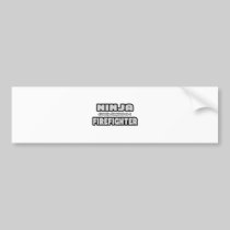 Ninja Cleverly Disguised As A Firefighter Bumper Stickers