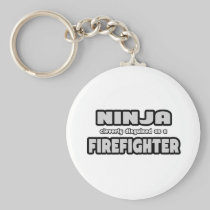 Ninja Cleverly Disguised As A Firefighter Keychain
