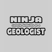 Ninja Cleverly Disguised As A Geologist T Shirts