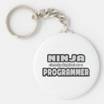 Ninja Cleverly Disguised As A Programmer Keychain