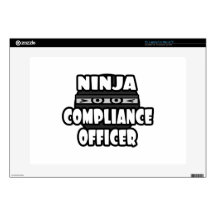 Ninja Compliance Officer Skin For Laptop