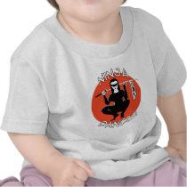 ninja dancer toddler t-shirt