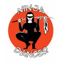 ninja dancer woman fitted t-shirt by borntoplay ninja dancer woman fitted t-shirt