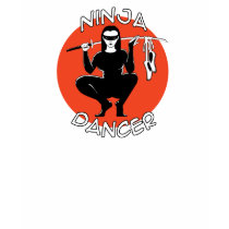 ninja dancer women twofer t-shirt
