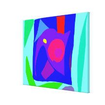 Ninja Descendants Tradition Patience Green Water Gallery Wrap Canvas