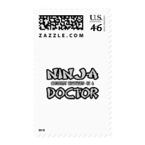 Ninja...Doctor Postage Stamp