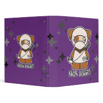 Ninja Doggy! With Shurikens Binder by ninjadorables Ninja Doggy! With Shurikens Binder