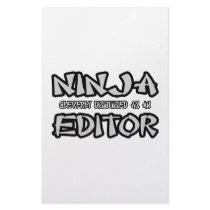 Ninja...Editor stationery by Editor_Shirts Ninja...Editor stationery