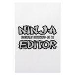 Ninja...Editor Personalized Stationery