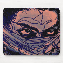Ninja eyes mouse pad