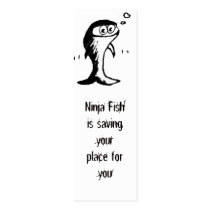 Ninja Fish is saving your place for ... business cards by Moondial Ninja Fish is saving your place for ... business cards