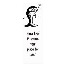 Ninja Fish is saving your place for ... Business Card Template