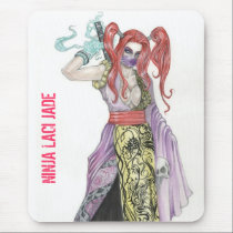 Ninja Girl Laci Jade mousepads