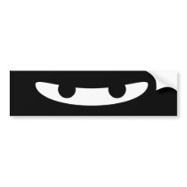 Ninja Glare! Bumper Sticker