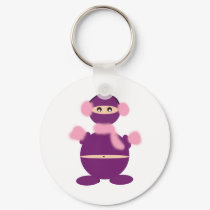 Ninja Gordon Does Winter Wear Keychain by OodlesofDoodles Ninja Gordon Does Winter Wear Keychain