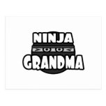 Ninja Grandma Post Card