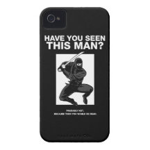 Ninja - Have You Seen This Man? iPhone 4 Covers