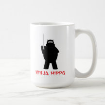 Ninja Hippo Coffee Mug
