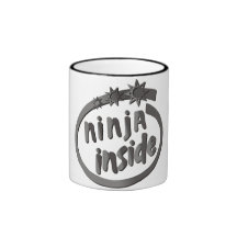 Ninja Inside! Coffee Mugs