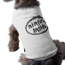 Ninja Inside! Dog Tshirt