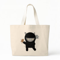 ninja kitty canvas bags