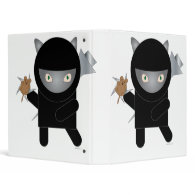 Ninja Kitty Binder binder