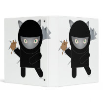 Ninja Kitty Binder by ValeriesGallery Ninja Kitty Binder