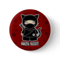 Ninja Kitty! In Red Button