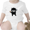 ninja kitty infant onsie t-shirts