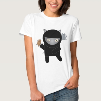 ninja kitty laidies T-shirt