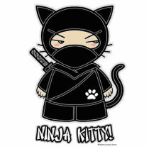 Ninja Kitty! Photo Sculpture photo sculptures by ninjadorables Ninja Kitty! Photo Sculpture photo sculptures