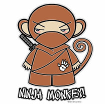 Ninja Monkey! Photo Sculpture photo sculptures by ninjadorables Ninja Monkey! Photo Sculpture photo sculptures