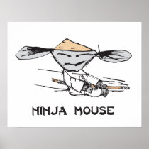 Ninja Mouse Print