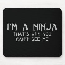 Ninja Mousepad by Dustbuster Ninja Mousepad