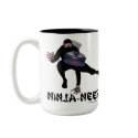 Ninja-neer Mug by wilddeej Ninja-neer Mug