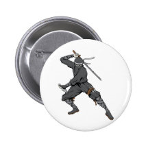 Ninja ~ Ninjas 2 Martial Arts Warrior Fantasy Art Pins