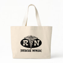 Ninja Nurse Tote Bags