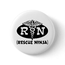 Ninja Nurse Pins