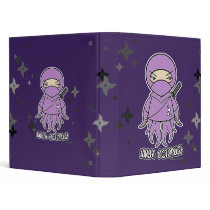 Ninja Octopus! With Shurikens Binder by ninjadorables Ninja Octopus! With Shurikens Binder