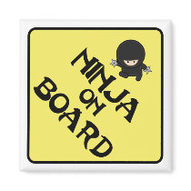 Ninja on Board Magnets