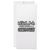 Ninja...Oncologist rack cards by Oncologist_Shirts Ninja...Oncologist rack cards
