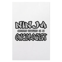 Ninja...Oncologist Custom Stationery